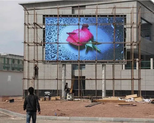 Aluminiumkas met LED-scherm met 3 in 1 SMD voor vaste reclame