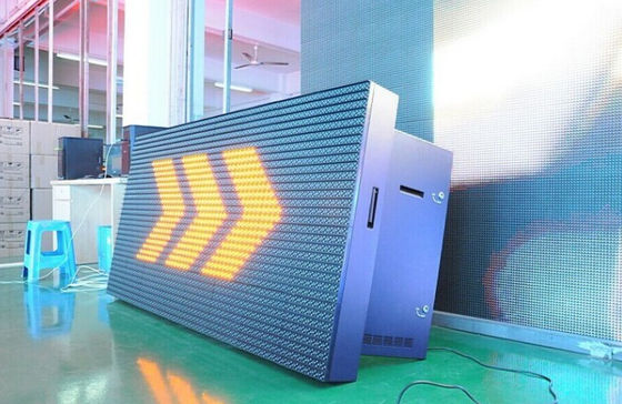 Hoogresolutie RGB LED-display muur ijzer/aluminium structuur voor voor- en achteronderhoud