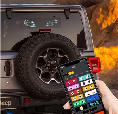 IP65 Flexible LED Car Display Screen voor kleurenreclame P10 P8 P5 P4 P3 P2.5