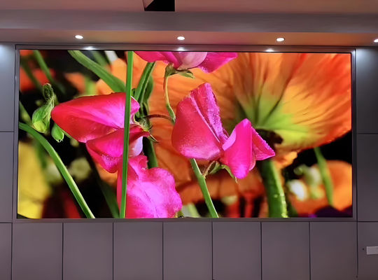 SMD P10 Indoor Fixed LED Video Panel Display met 3840 High Brush Refresh en 1200CD Helderheid