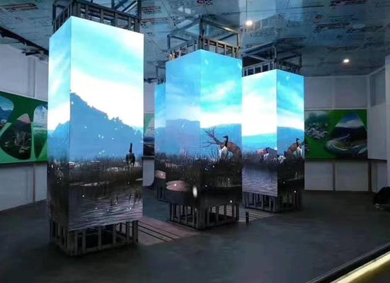 SMD 3mm Pixel P3 gebogen LED-scherm voor commerciële advertentieschermen