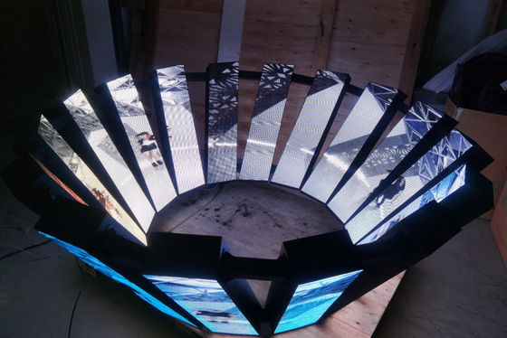 Gebouw decoratie makkelijk gemaakt P4 LED-scherm en Micro USB-interface