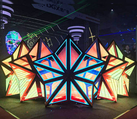 Gebouw decoratie makkelijk gemaakt P4 LED-scherm en Micro USB-interface